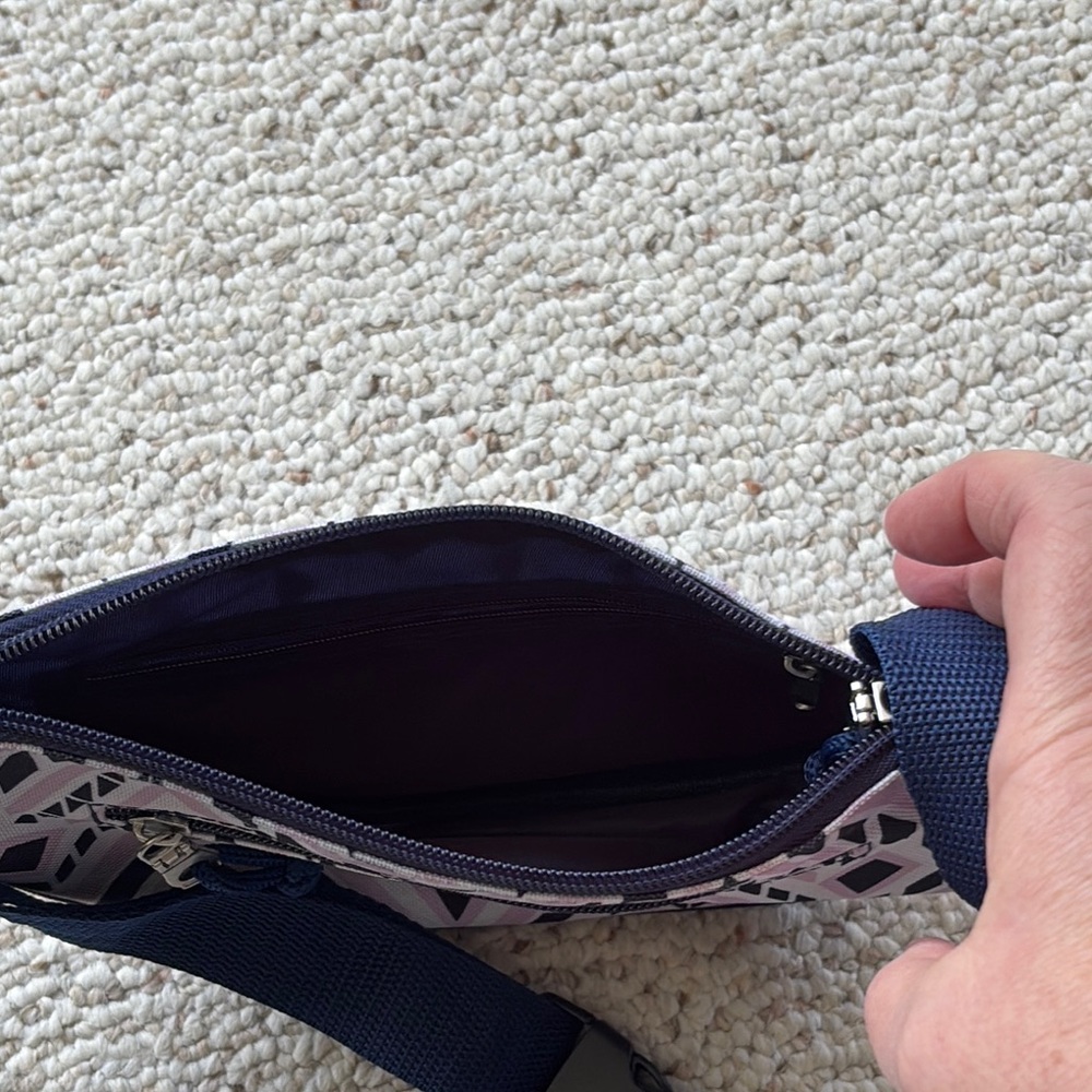 Ivory Ella Blue and Pink Fanny Pack with Stylish Design - Picture 4 of 4